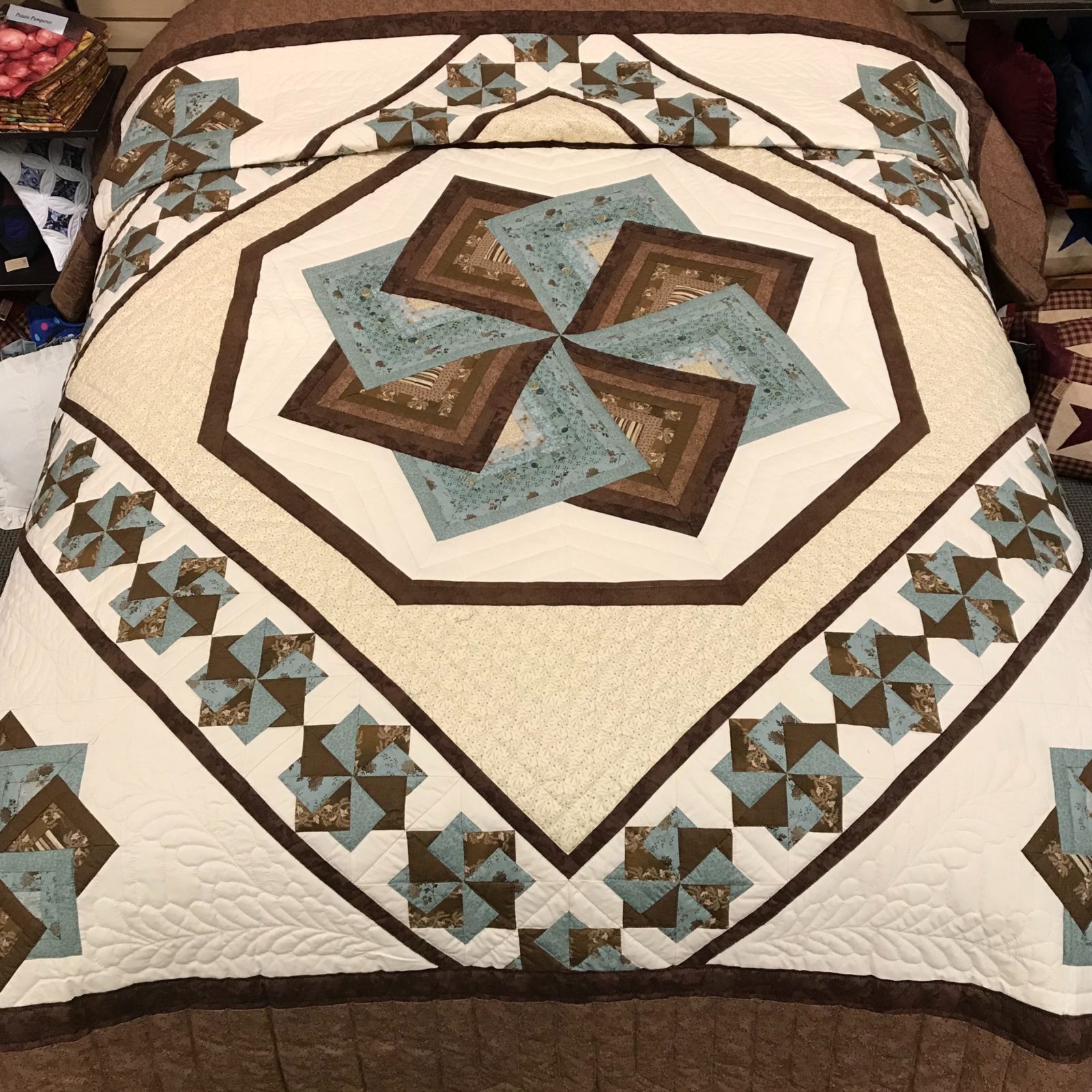 Homemade quilt queen 2024 size