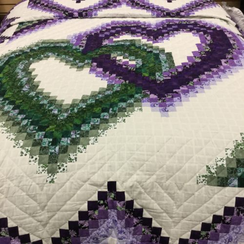Linking Hearts Quilt - Queen - Family Farm Handcrafts