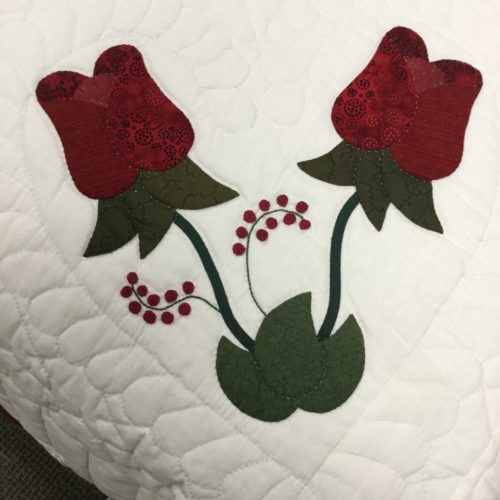 Lacy Heart of Roses - Queen - Family Farm Handcrafts