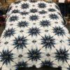 Star Wedding Ring Quilt - Queen - Family Farm Handcrafts