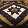 Log Cabin Lone Star Quilt - King - Family Farm Handcrafts