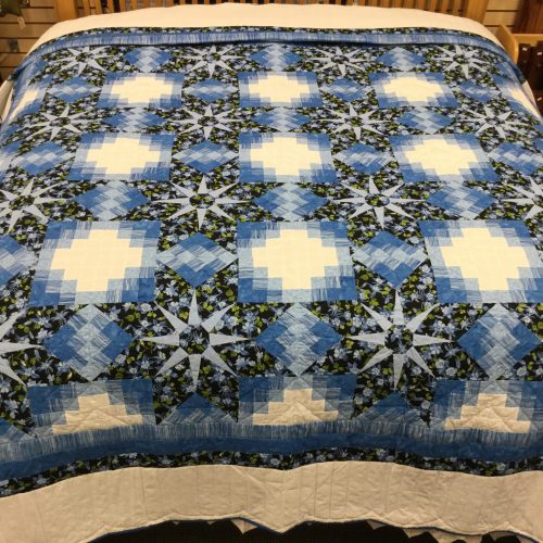 Shadow Star Quilt - King - Family Farm Handcrafts