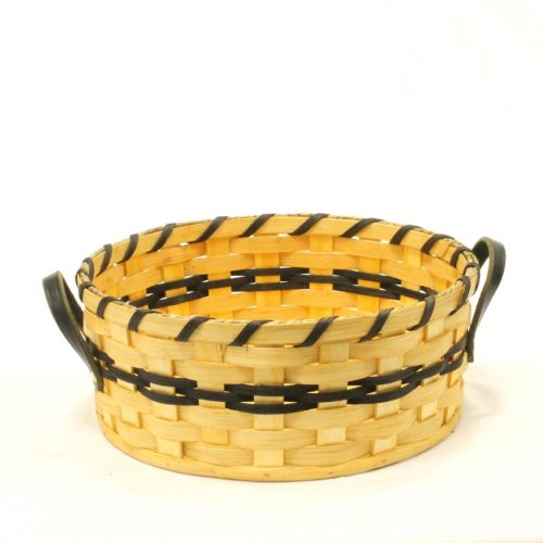 Bun Basket- Large Bun Basket - Leather handled basket