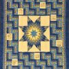 Fence Rail Star Throw Quilt-Family Farm Handcrafts
