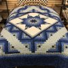 Log Cabin Lone Star Quilt-King-Family Farm Handcrafts