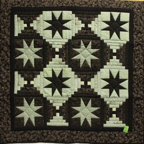 Amish wall quilts - Eight-point Star wall hanging- Family Farm Handcrafts