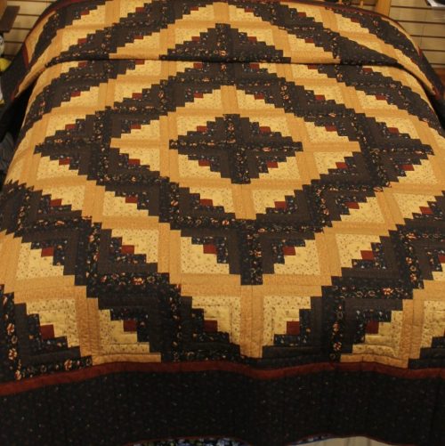Log Cabin Quilts- Queen Kansas Trouble Fabrics