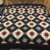 Eight Point Star Quilt - King - Family Farm Handcrafts