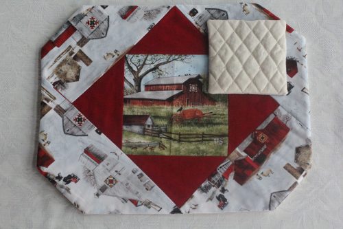 Folded Star Placemat-Family Farm Handcrafts