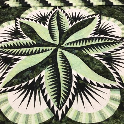 Fire Island Hosta Quilt-Queen-Family Farm Handcrafts