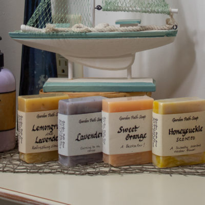 natural handmade soaps and lotions garden path